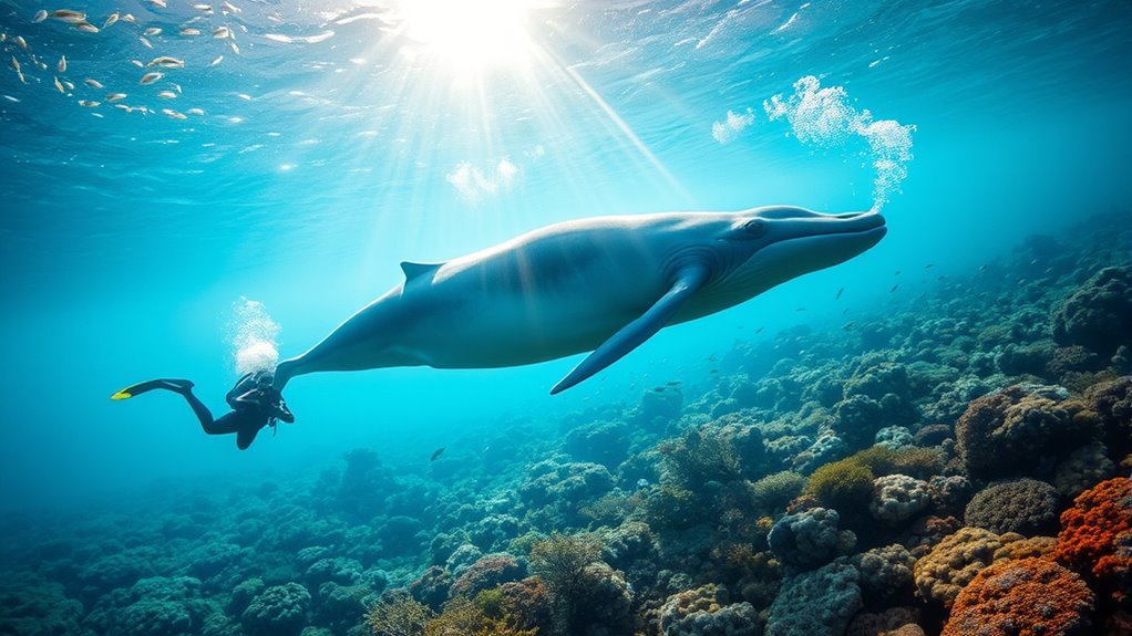 baby blue whale size comparison