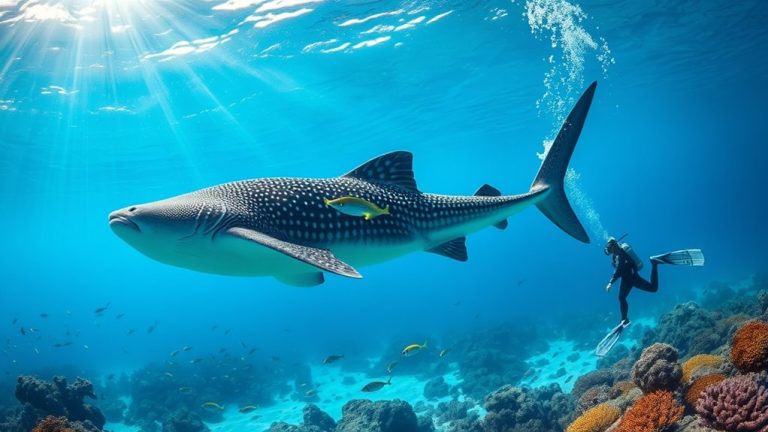 best whale shark diving spots
