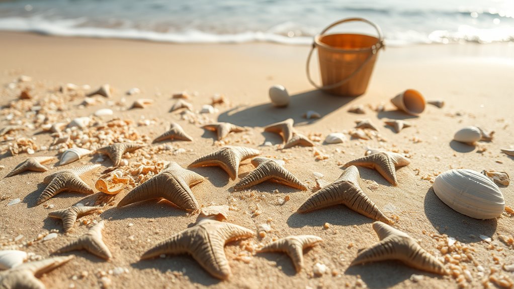 black triangular dense fossils