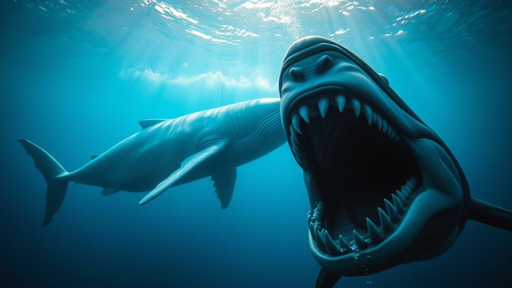 blue whales outsize megalodon