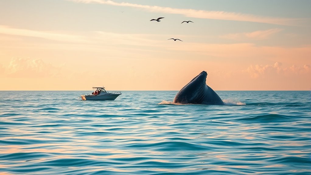 calmer seas better sightings