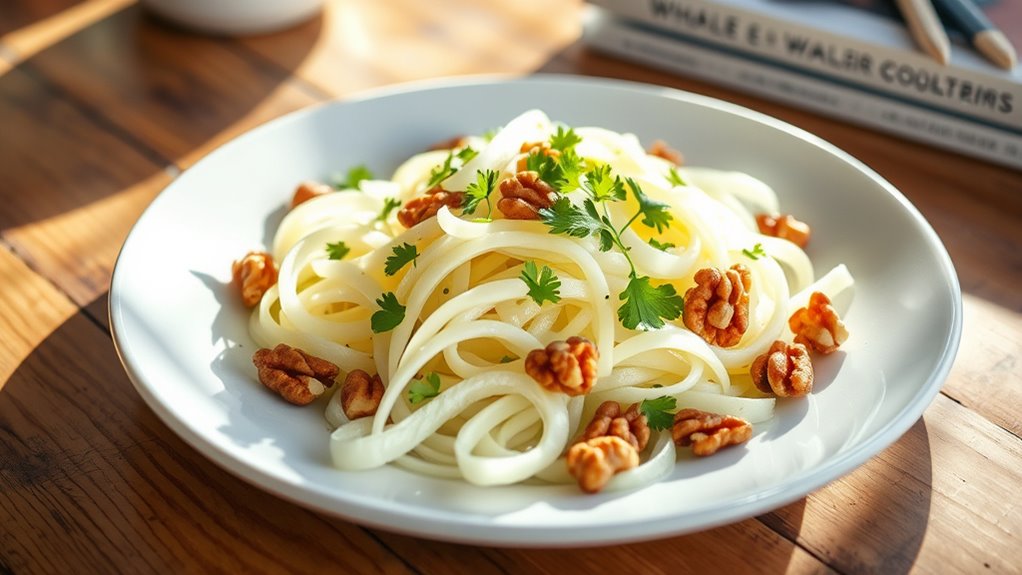 celery root salad with vinaigrette