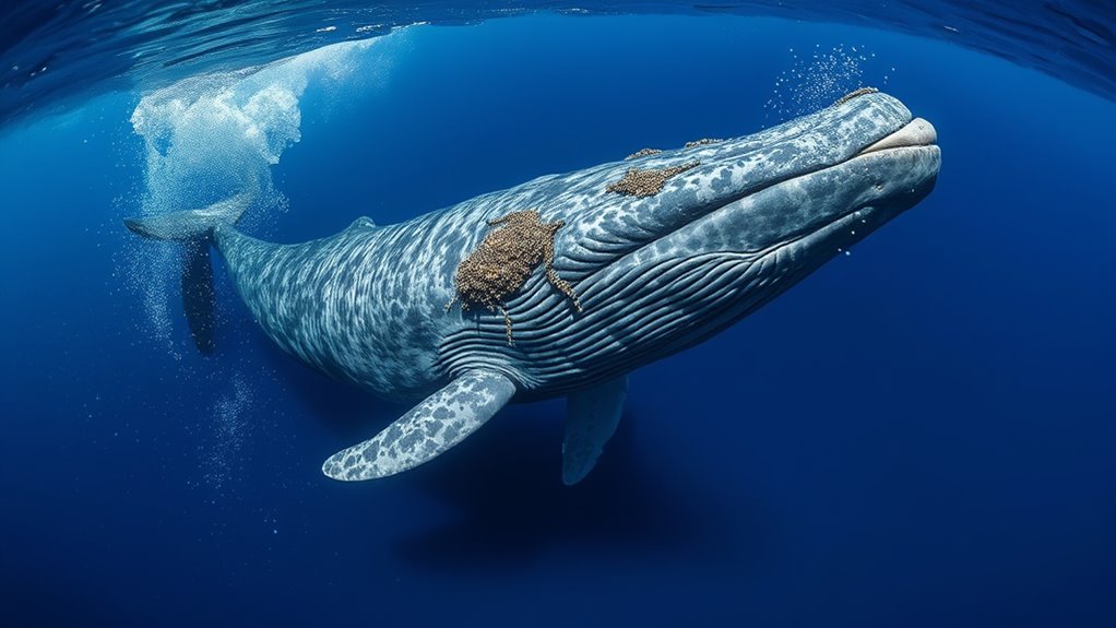 feeding on amphipods and krill