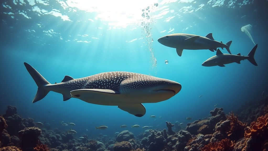 juvenile shark predator attacks