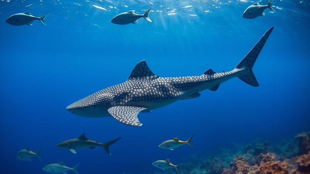 juvenile whale sharks preyed upon