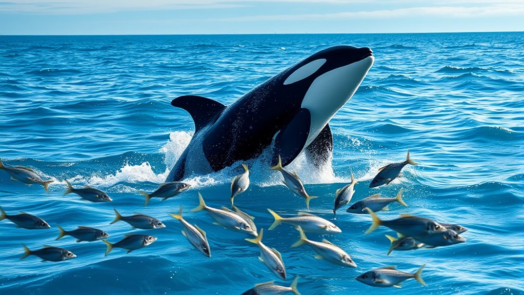 killer whale daily intake