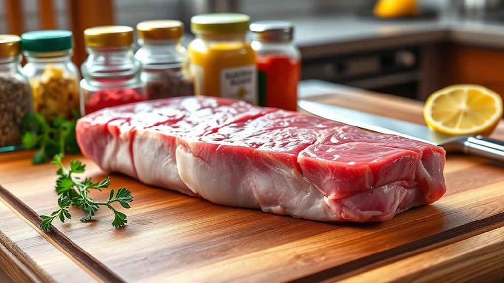 look for bright moist flesh