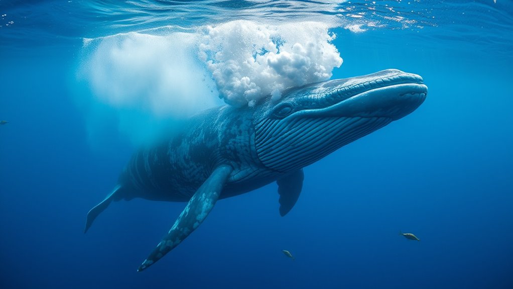 massive blue whale ejaculation