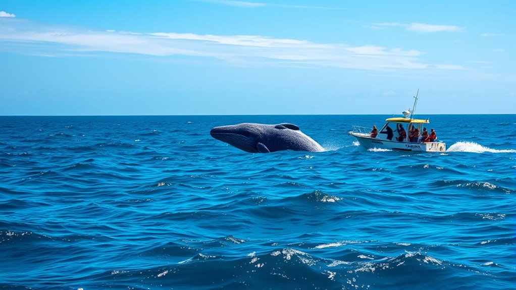 observe blue whale sightings