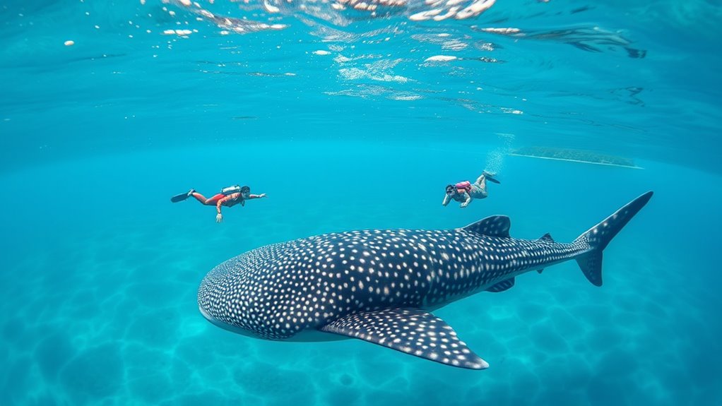 optimal whale shark viewing seasons