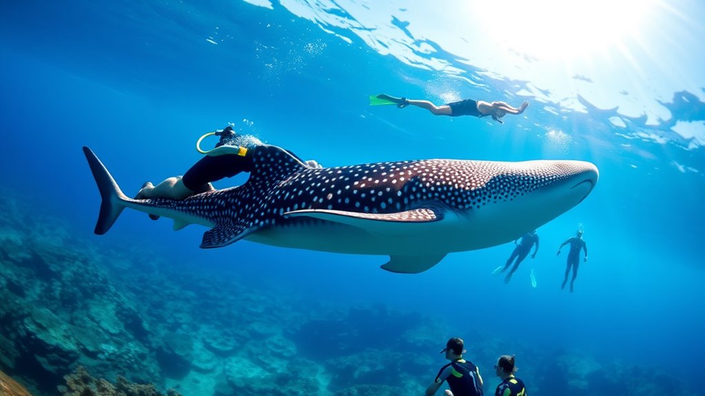 optimal whale shark viewing seasons