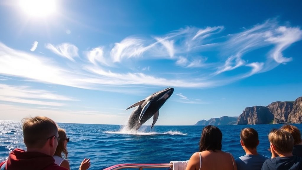 optimal whale watching seasons