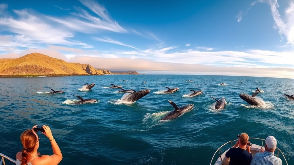 optimal whale watching seasons