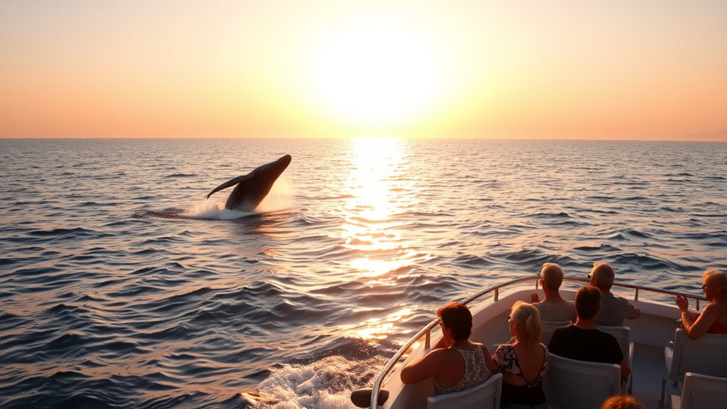 optimal whale watching times