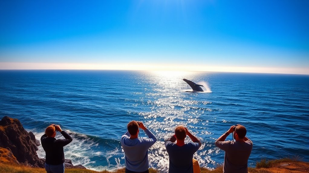 optimal whale watching timing
