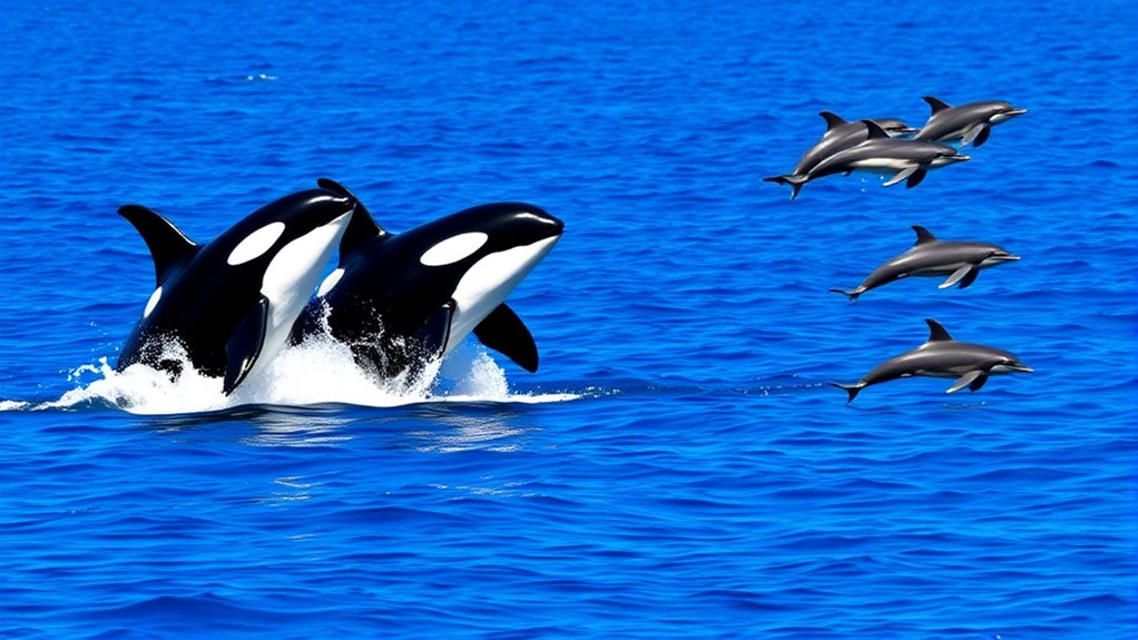 orcas are toothed dolphins