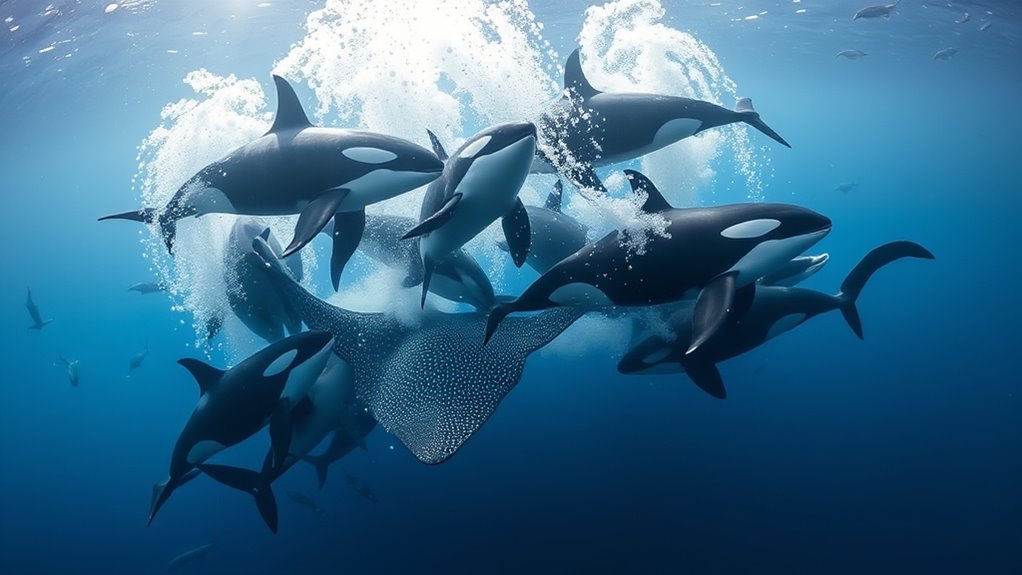 orcas coordinate to hunt