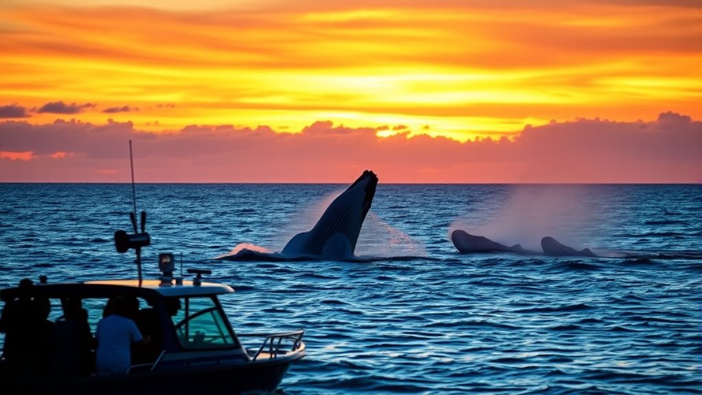 peak whale activity maui