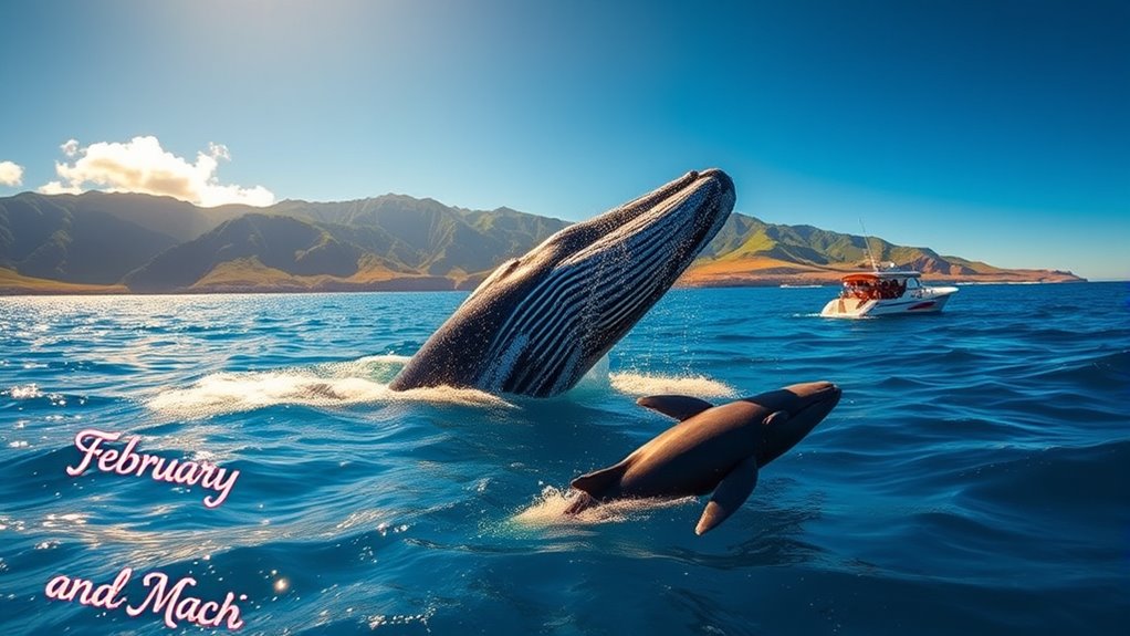 peak whale activity months