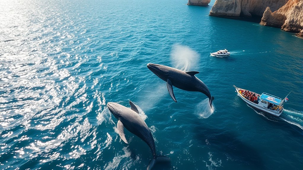 peak whale activity season