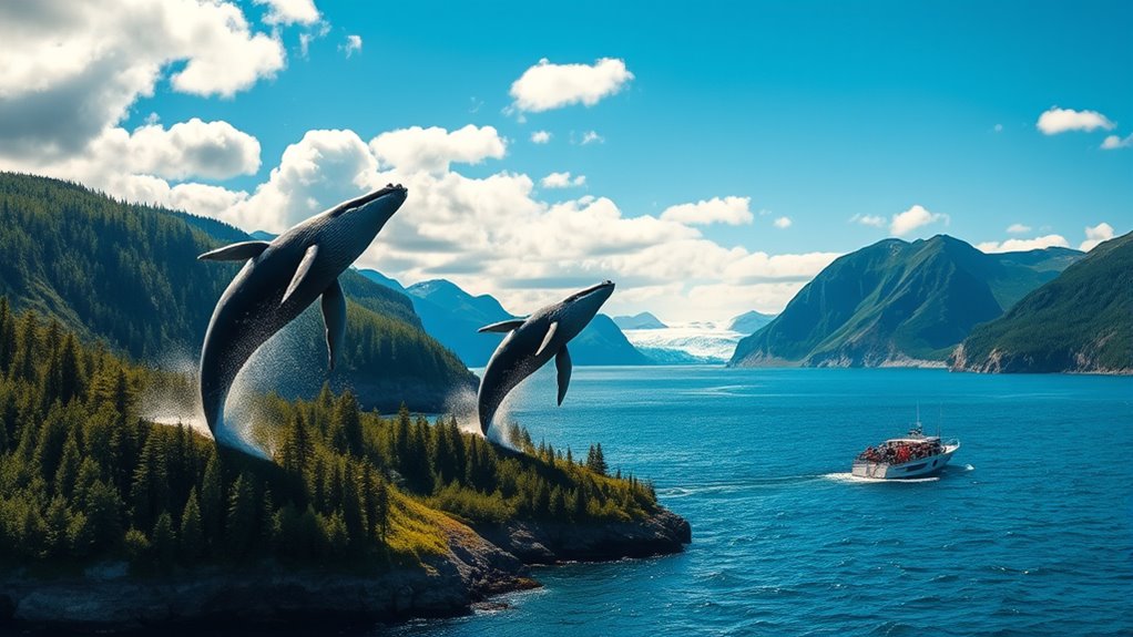 peak whale watching season