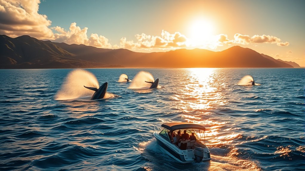 peak whale watching season