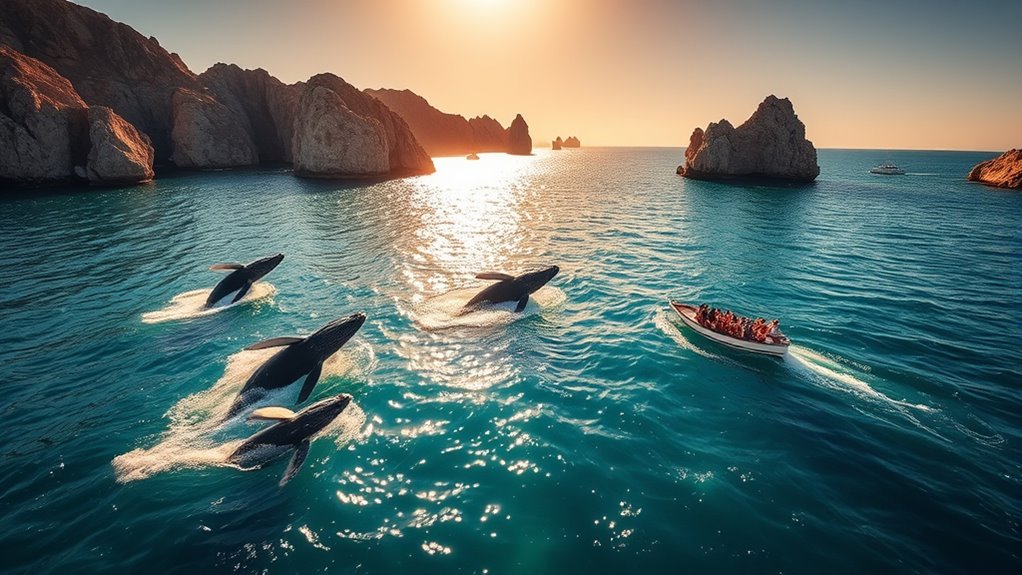 peak whale watching season