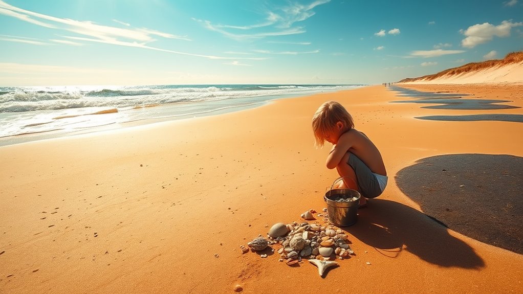 prime shark teeth beach hunting