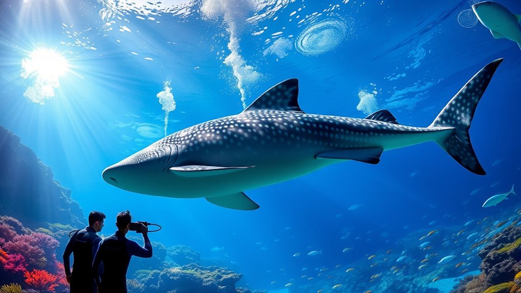 safe non invasive whale shark health