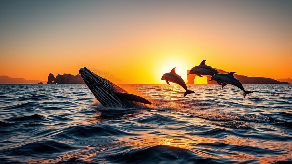 seasonal whale watching highlights