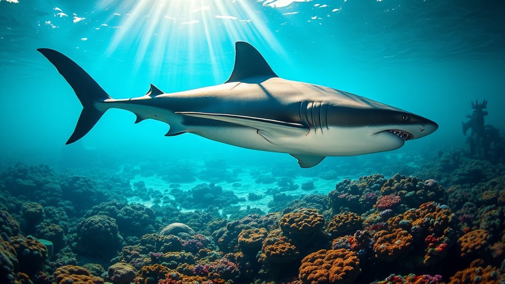 sharks symbolize strength and resilience