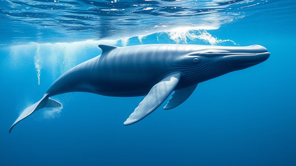 streamlined body powerful tail