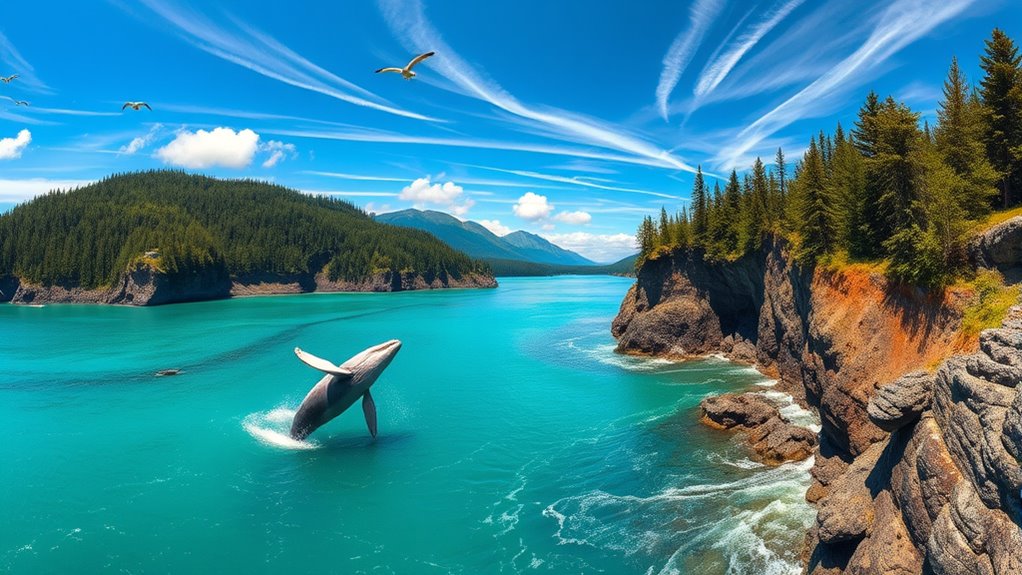 summer whale migration peak