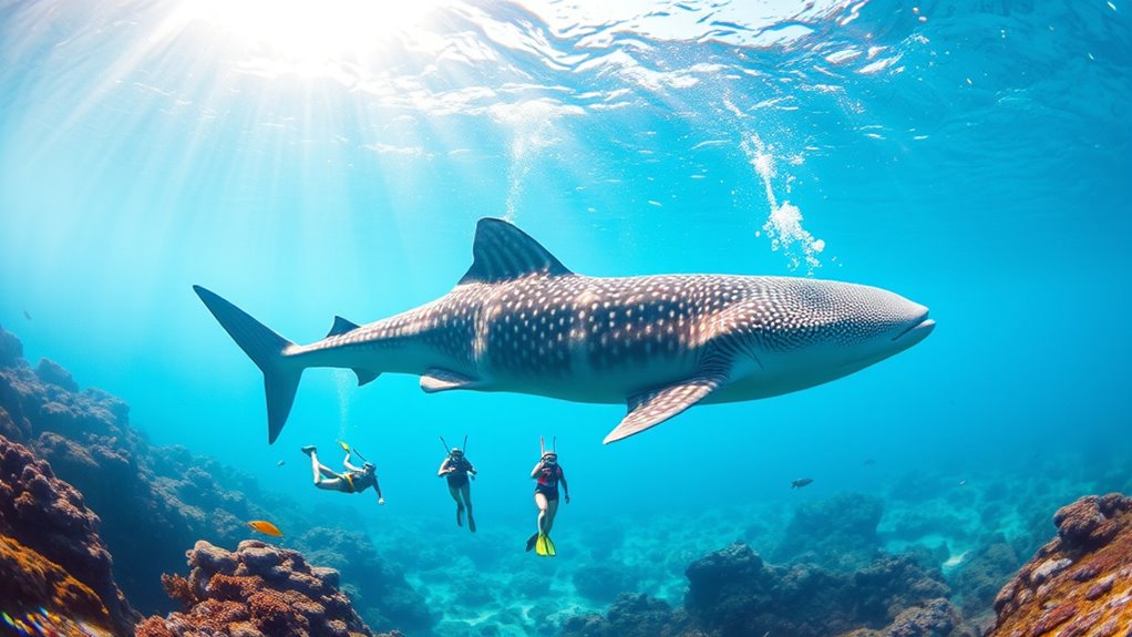 swim with whale sharks
