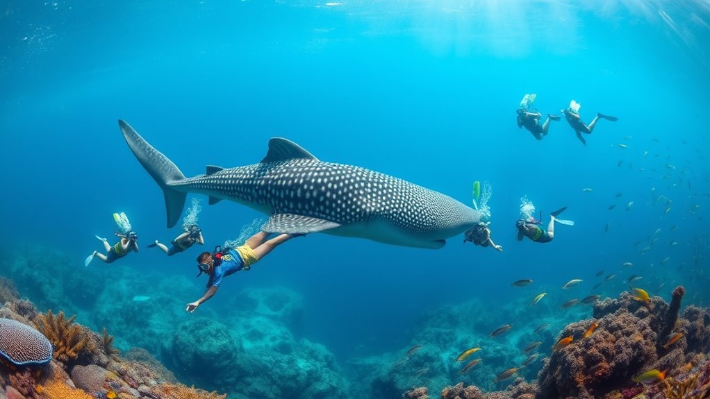 swim with whale sharks