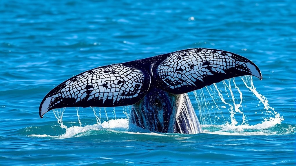 unique whale fluke patterns