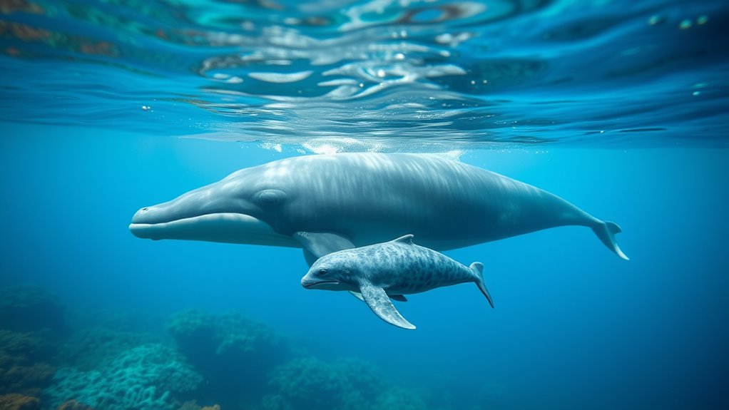 whale births in warm waters