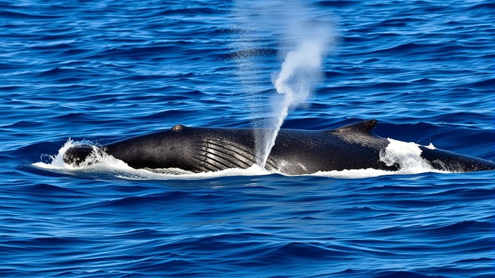 whale blowhole breathing process