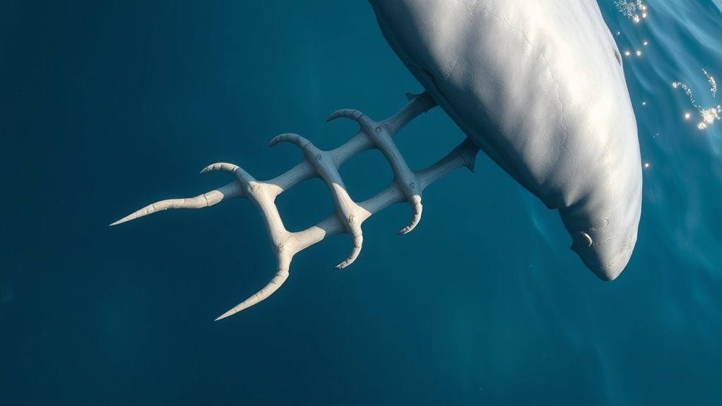 whale flipper bone composition