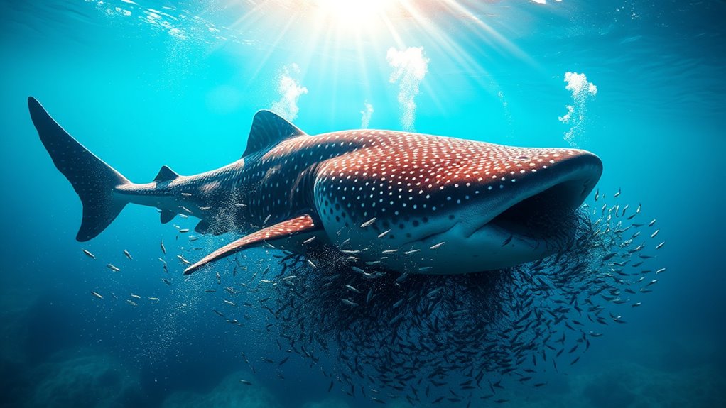 whale shark bait preferences