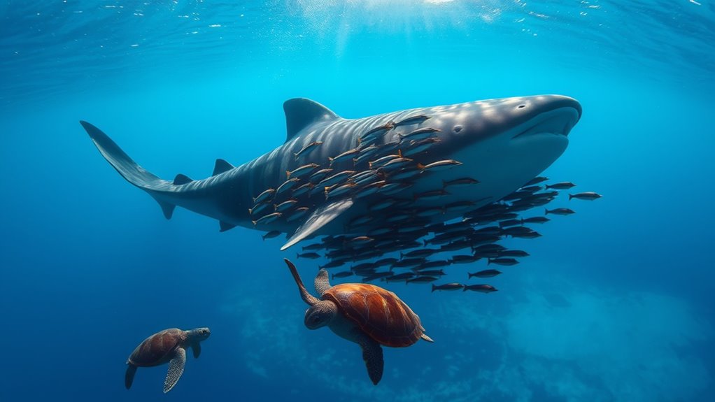 whale shark predators identification