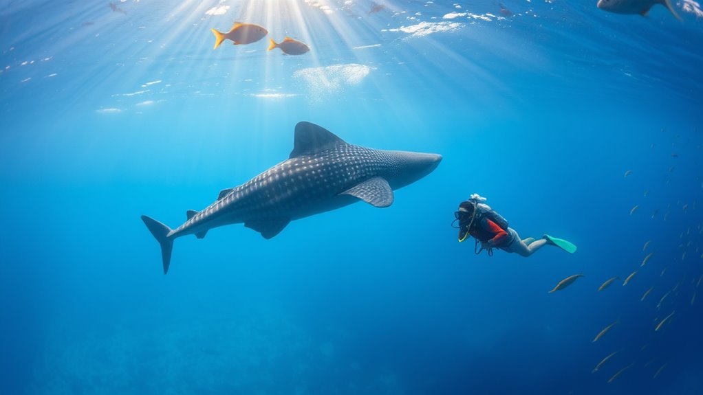 whale sharks do not attack