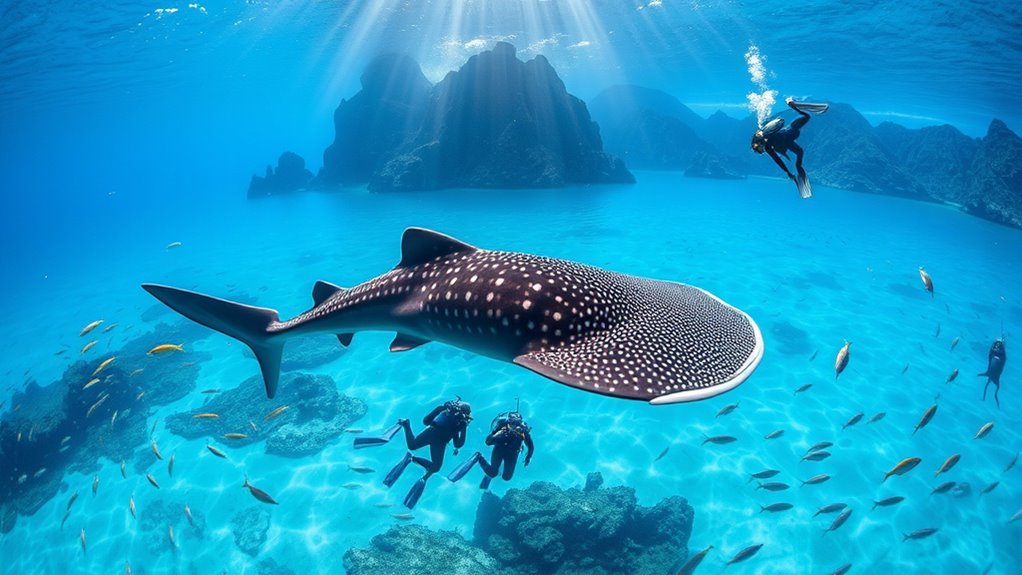 whale sharks pelagic giants