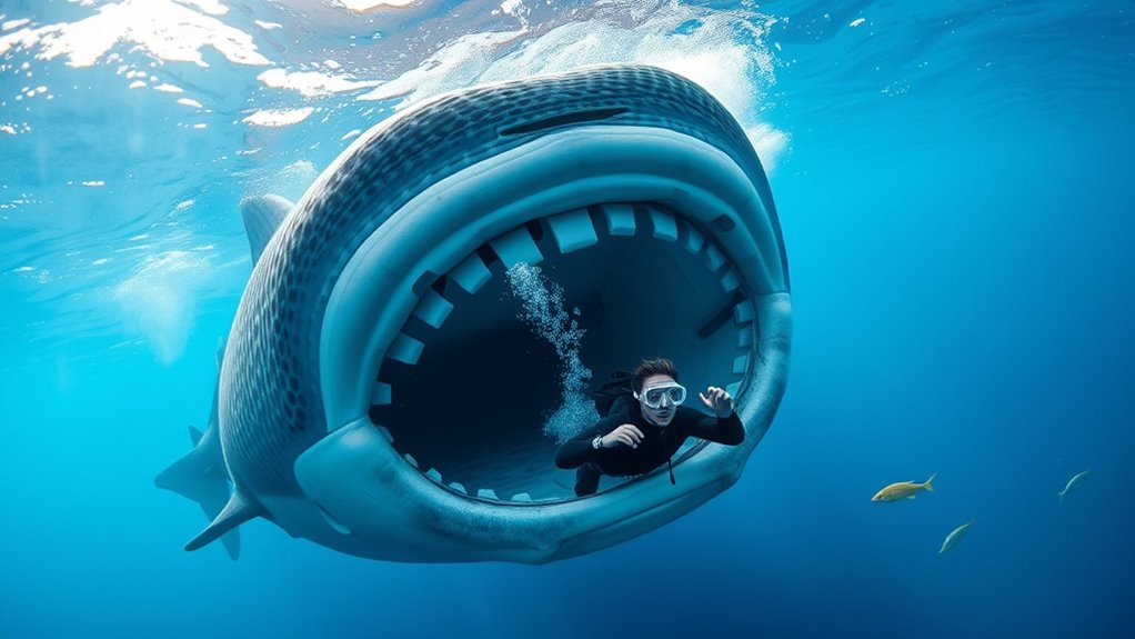 whale sharks reject humans