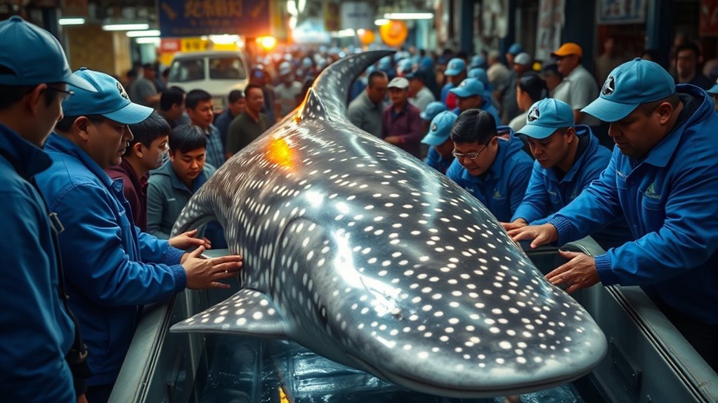 whale sharks rescued internationally