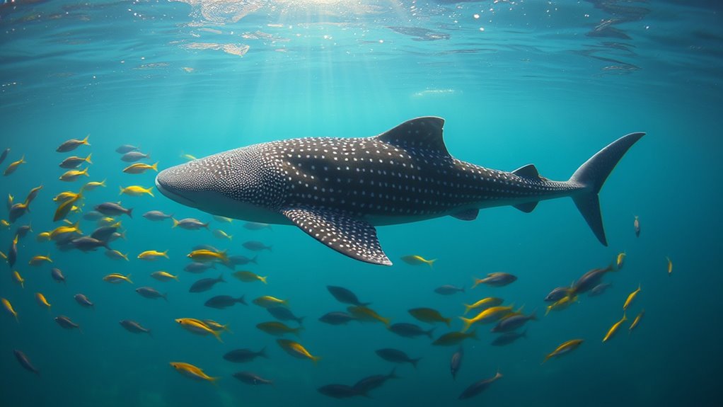 whale sharks use sounds