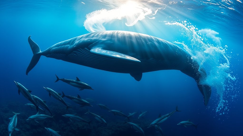 whale size influences sperm