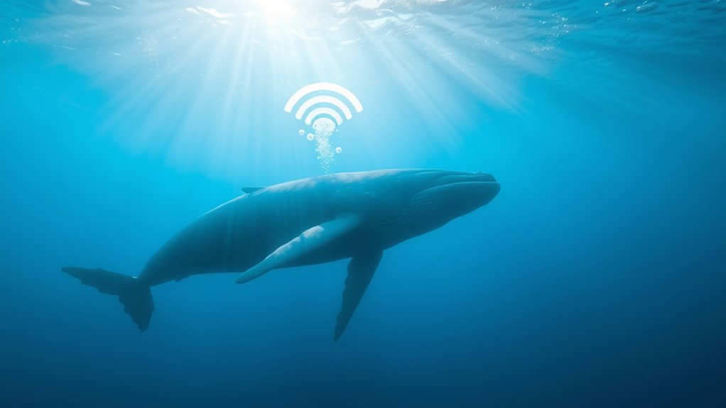 whale songs travel thousands