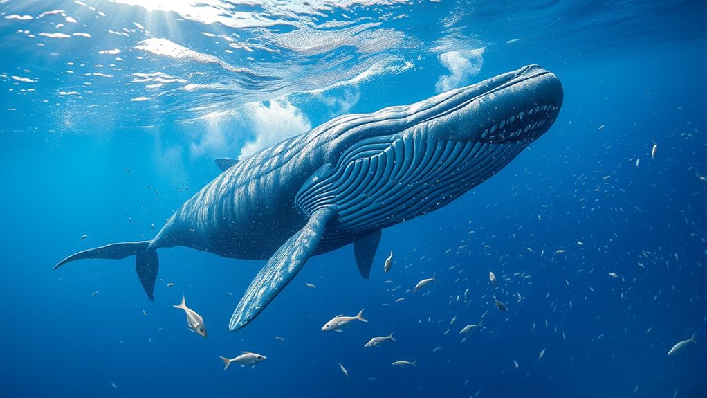 whales eat fish krill