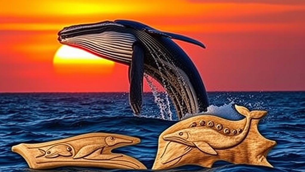 whales symbolize spiritual guidance